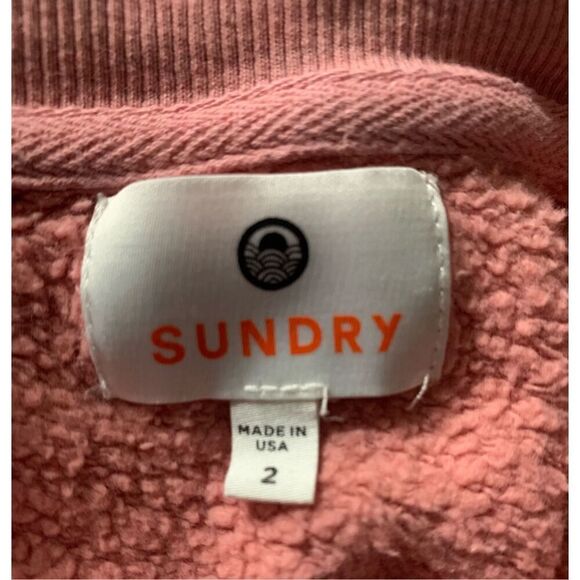 Sundry Merci Cropped Sweatshirt - Picture 5 of 6